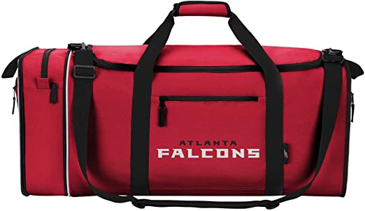 Officially Licensed NFL Steal Duffel Bag, Multi Color, 28" x 11" x 12"