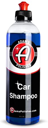 Adam's Car Wash Shampoo - pH Neutral Soap Formula For Safe, Spot Free Cleaning - Thick, Luxurious Foam Suds That Always Rinse Clean - Ultra Slick Formula That Wont Scratch or Leave Water Spots (16 oz)