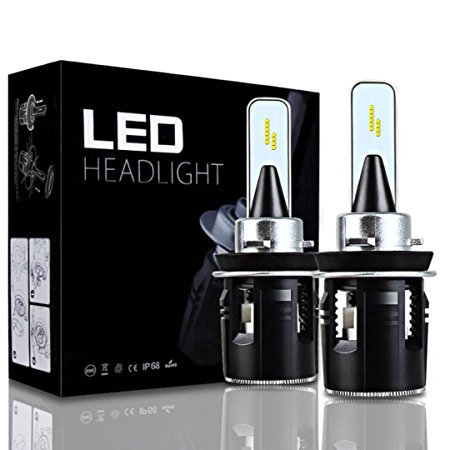 AUTO ROVER H13 LED Headlight Bulbs, 42W 6000K 5200Lumens Super Bright CSP Chips Conversion Kit，3year waranty