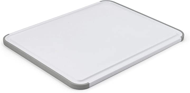KitchenAid Classic Nonslip Plastic Cutting Board, 11x14-Inch, White