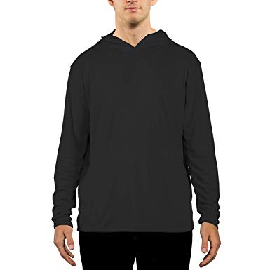 Vapor Apparel Men's UPF 50  UV Sun Protection Performance Long Sleeve Hoody