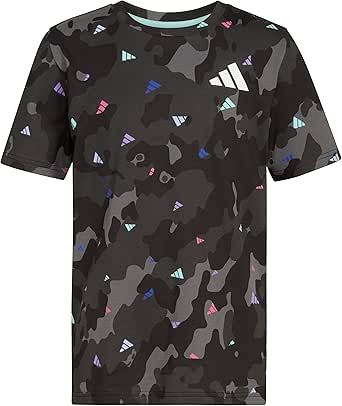 adidas boys Short Sleeve Cotton Allover Bos T-shirt