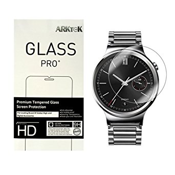 [2-Pack] Huawei Watch Screen Protector, ARKTEK Super Thin 0.26mm Tempered Glass Screen Protector for Huawei Watch