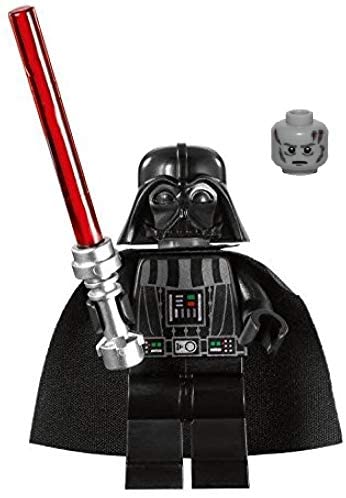 LEGO Star Wars Minifigure - Darth Vader with White Pupils (Death Star - Millennium Falcon 2010 Redesign)