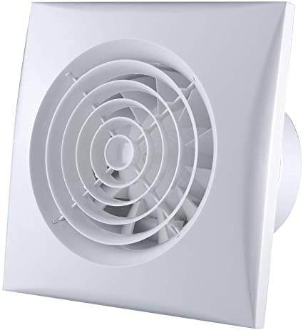 Bewox 4 Inch Silent Ventilation Blower Duct Fan Ceiling/Wall Mount Exhaust Fan For Bathroom/Toilet/Kitchen 95m³/h
