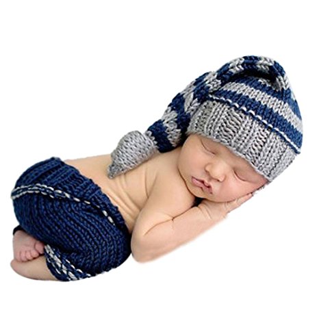 Coromose 2015 Newborn Baby Girls Boys Crochet Knit Costume Photo Photography Prop