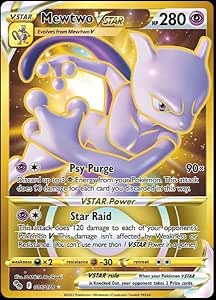 Mewtwo Vstar 086/078 - Pokemon Go - Gold Secret Rare Card