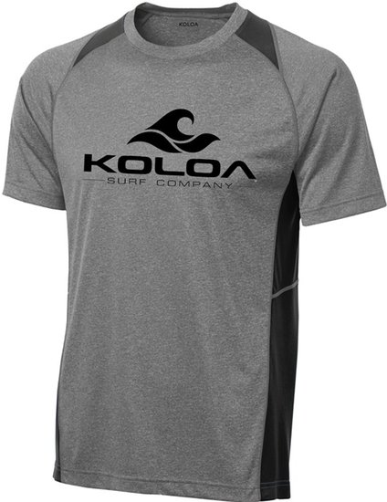 Koloa Surf Wave Logo Moisture Wicking Athletic All Sport Training T-Shirts