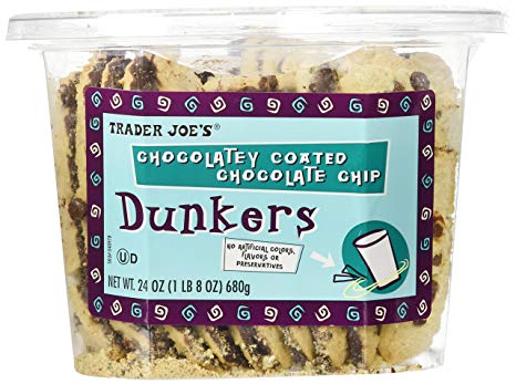Trader Joe's Chocolatey Coated Chocolate Chip Dunkers, 24 oz