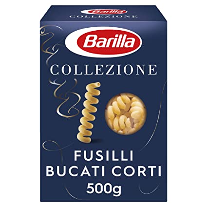 Barilla Pasta Collezione Fusilli Bucati Corti, (1 x 500 g)