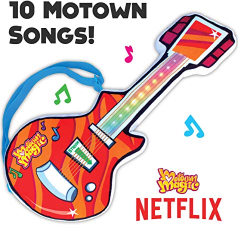 Motown Magic Toy Guitar with 10 Famous Songs - Musical Instrument Gift for Toddlers, Boys, & Girls Ages 1 2 3 4 5