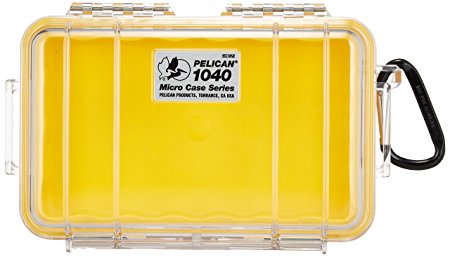 CASE, 1040 MICROCASE, YELLOW CLEAR