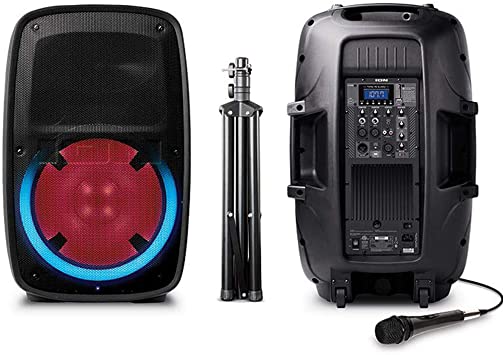 ION Audio Total PA Plus Glow 2 High-Power Bluetooth PA System with Lights