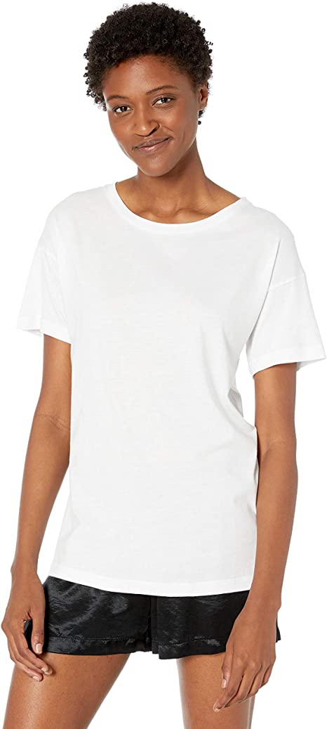 Amazon Brand - Mae Women's Cotton Modal Oversized Lounge T-Shirt