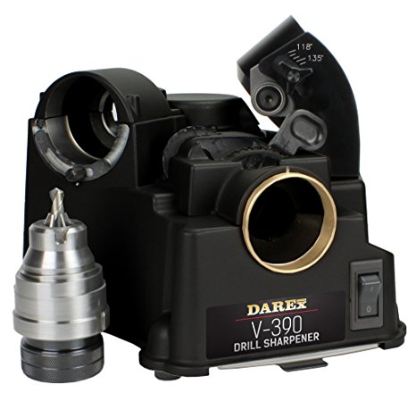 DAREX Drill Bit Sharpener - Model : V390 Capacity: 1/8" to 3/4"