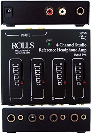 rolls HA43PRO 4 CH Headphone Amp