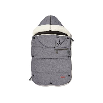 Skip Hop Stroll and Go Three-Season Footmuff, Heather Grey, Infant