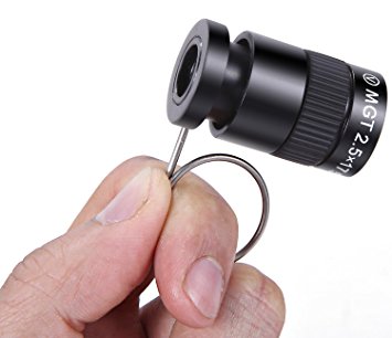 Mini Monocular Binocular Compact, Joyzy Thumb Handy Monocular Scope, Miniature Outdoor Spotting Scope 2.5X17.5