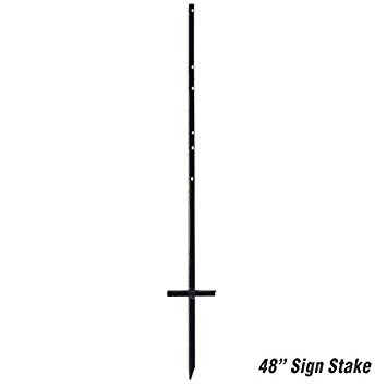 Sign Stakes Size and Style=48 inch sign stake