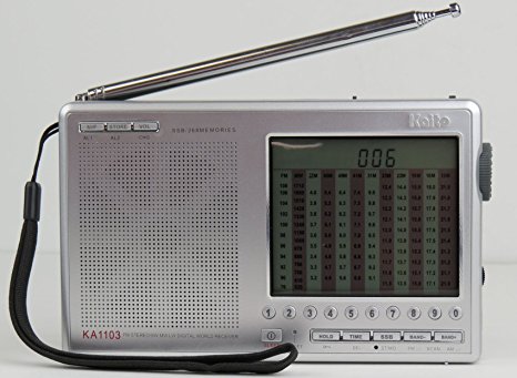 Kaito KA1103 Worldband Radio, Silver