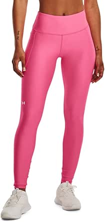 Under Armour womens HeatGear Armour High No-Slip Waistband Pocketed Leggings