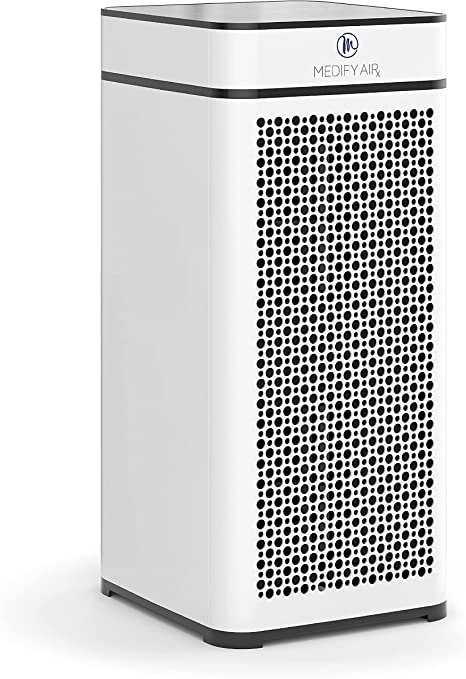 Medify Air MA-40 V2.0 Air Purifier with H13 HEPA filter | 78 sq-m coverage |99.9% particle removal (White, 1-Pack)