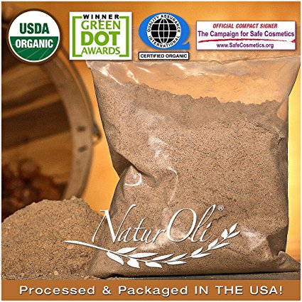 NaturOli USDA Organic Laundry Soap - Soap Nut Powder 16oz. 100% natural detergent, soap & cleanser. - Excellent for hair care / Ayurvedic Aritha