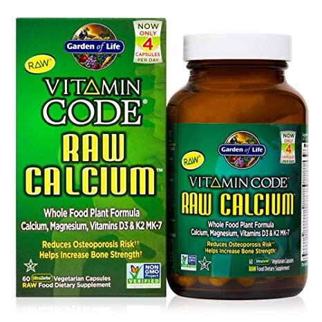 Vitamin Code Raw Calcium - 60 Vegetarian Capsules