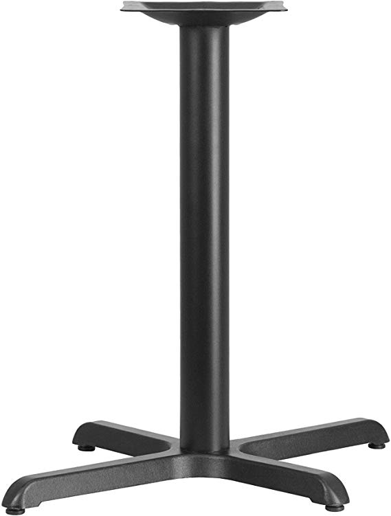 Flash Furniture 22'' x 30'' Restaurant Table X-Base with 3'' Dia. Table Height Column