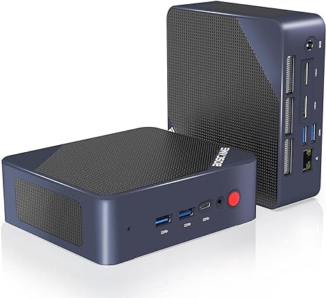 Mini PC, Intel 12th N100 (up to 3.4GHz) 16GB DDR4 RAM 512GB SSD, Mini Computers Windows 11 Pro Support 4K Triple Display/USB3.2/WiFi 5/2.5G LAN for Home/Office