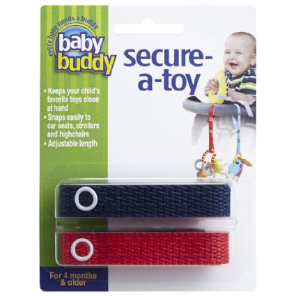 Baby Buddy Secure-A-Toy NavyRed