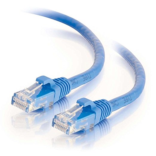 C2G / Cables To Go 00952 Cat6 Snagless Unshielded (UTP) Network Patch Cable, Blue (6 Inch)
