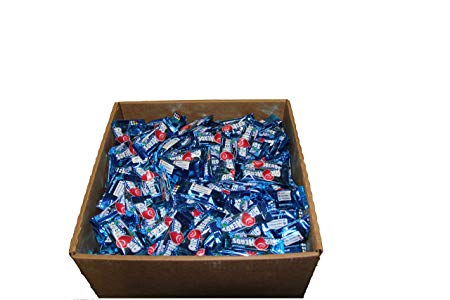 AirHeads Candy Bulk Box, Individually Wrapped Blue Raspberry Mini Bars, Non Melting, 25 pounds