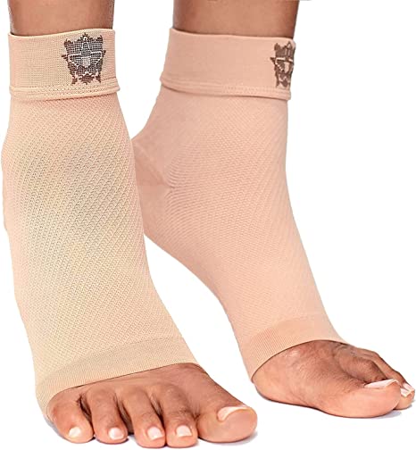 Bitly Plantar Fasciitis Sock - Ankle Support Socks - Compression Sleeve for Men & Women - Foot Support Brace to Relieve Pain, Improve Circulation & Heal - Pair