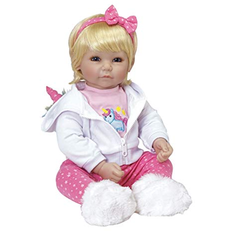 Adora Toddler "Rainbow Unicorn" 20" Girl Weighted Doll Gift Set for Children 6 Huggable Vinyl Cuddly Snuggle Soft Body Toy