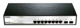 D-Link Systems 10-Port Gigabit Web Smart Switch including 2 Gigabit SFP Ports DGS-1210-10