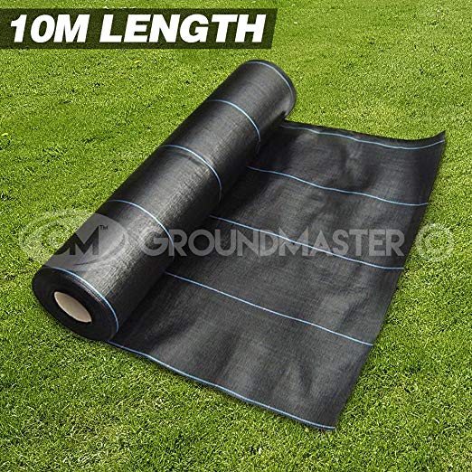 GroundMaster 5m x 10m Heavy Duty Weed Control Fabric Ground Cover Membrane