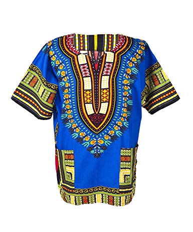 Lofbaz Traditional African Unisex Dashiki Shirt color Tribal Festival Hippie