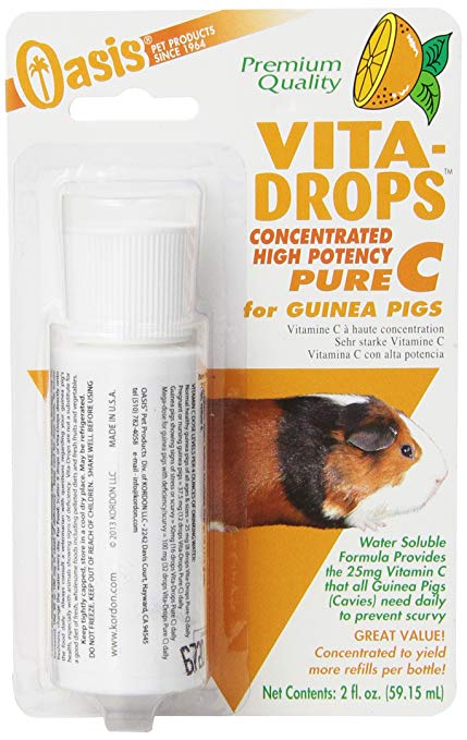 Oasis Vita-Drops Concentrated High Potency Pure C for Guinea Pigs
