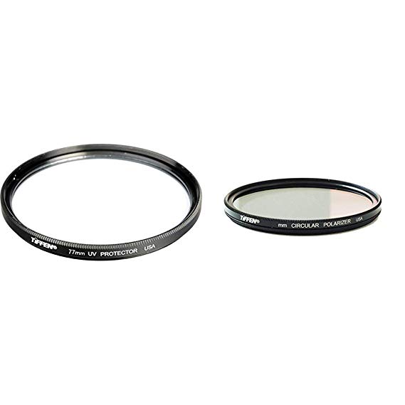 Tiffen 77mm UV Protection Filter UV & 77mm Circular Polarizer