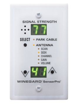 Winegard RFL-342 SensarPro White TV Signal Strength Meter