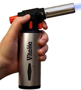 Culinary Torch - Cooking Torch - Chef's Best Torch - Crème Brulee Torch - Blow Torch - Multifunctional Heat Resistant - Kitchen Torch - Professional Brazing Torch - Baking Torch - Butane Torch
