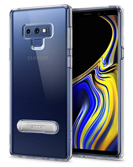 Spigen Ultra Hybrid S Galaxy Note 9 Case with Air Cushion Technology and Magnetic Metal Kickstand for Galaxy Note 9 (2018) - Crystal Clear