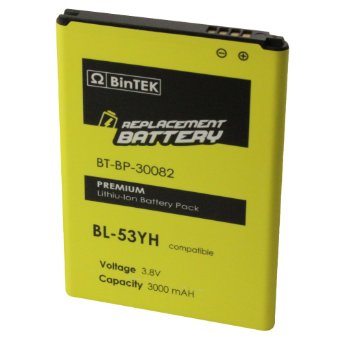 BinTEK Brand LG G3 Battery Replacement BL-53YH 3000mAH Li-Ion Premium Battery LG G3 / Compatible with All Models VS985 F400 D850 D855 International Verizon AT&T T-Mobile