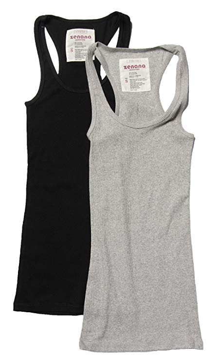 Zenana Outfitters Trendyfriday Womens Must Have Essential Basic Ribbed Tank Tops
