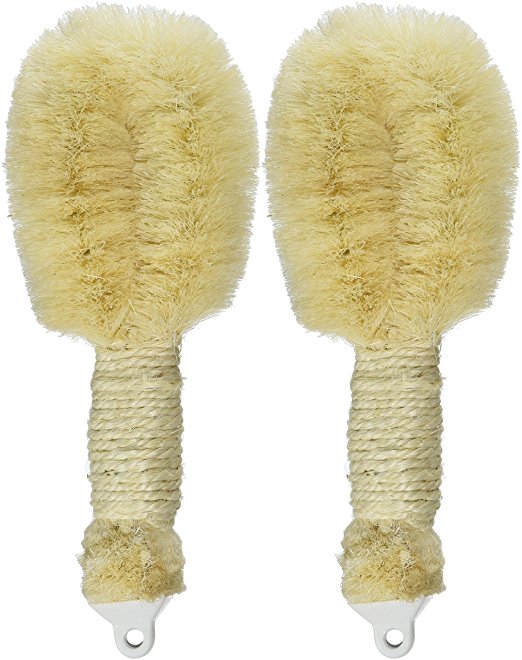 Earth Therapeutics Purest Palm Body Brush, 2 Count