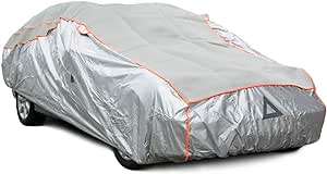 Navaris Hail Protection Car Cover - Padded Weatherproof Protector Against Hail Rain Water Dust - Outdoor Vehicle Storage in Summer or Winter - Size M