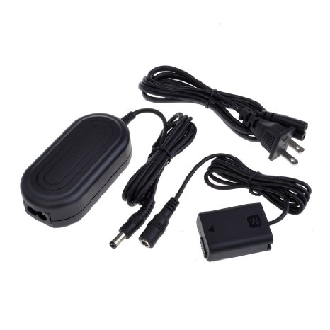 Neewer AC Power Supply Adapter AC-PW20 Replacement for Sony Alpha NEX-5 NEX-5A NEX-5C NEX-5CA NEX-5CD NEX-5H NEX-5K NEX-3 NEX-3A NEX-3C NEX-3CA NEX-3CD NEX-3D NEX-3K