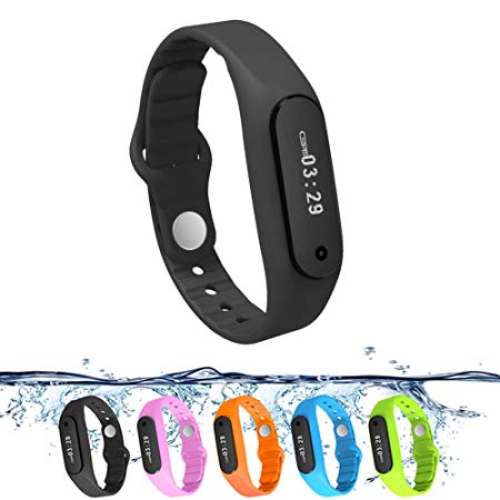 New Wayzon Waterproof E06 OLED Touch Screen Bluetooth 4.0 Smart Fitness Tracker Sports Bracelet Watch for iPhone Samsung Android IOS