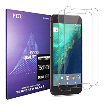 for Google Pixel 2 Screen Protector, [2 Pack][Case Friendly] Tempered Glass, 9H Hardness, Bubble Free, Compatible with Google Pixel 2 Clear